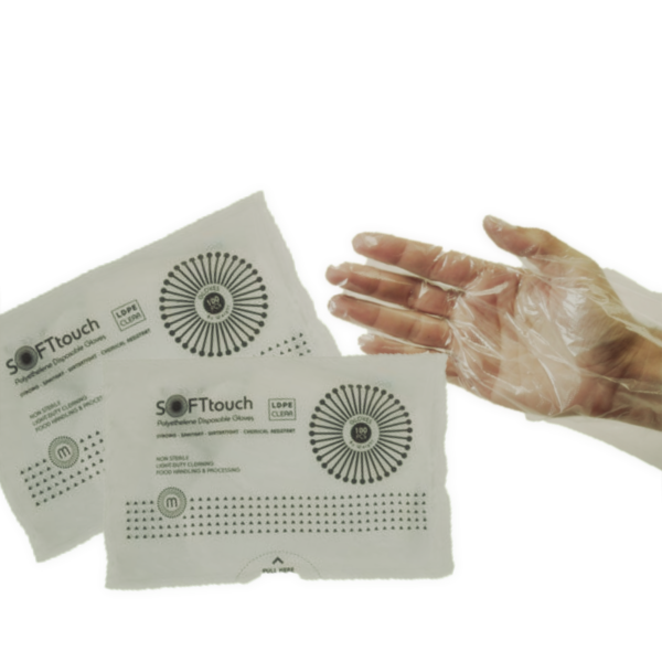 γάντια διαφανή