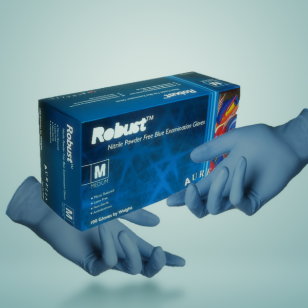 γάντια νιτριλίου χωρίς πούδρα Robust