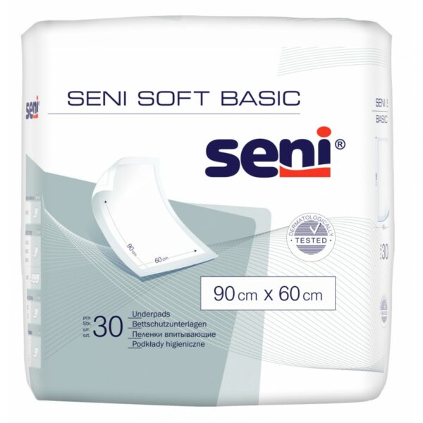 yposentono-seni-soft-basic-90-60-g-medical υποσέντονο μιας χρήσεως 60εκ x 90εκ