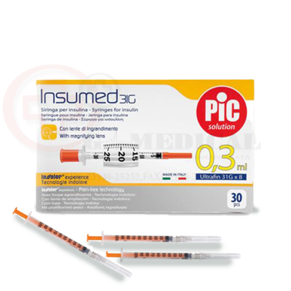 syrigges-insulin-sima-O,3ml-31G-x-8-g-medical σύριγγες pic 0.3ml g-31 x 8mm ινσουλίνης