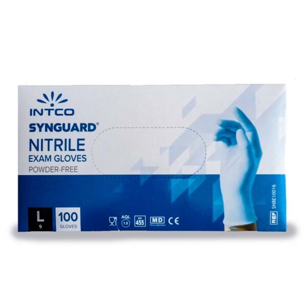 εξεταστικά γάντια νιτριλίου intco